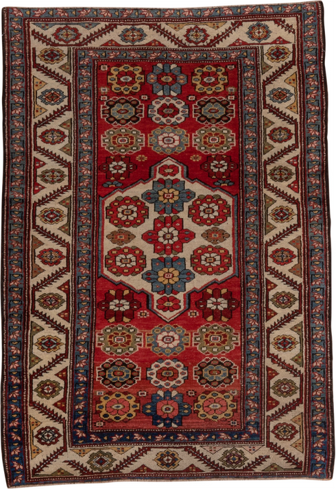 Antique NW Persian Area Rug (4' x 5')